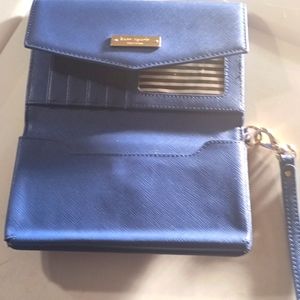 Blue Kate Spade Wristlet Wallet